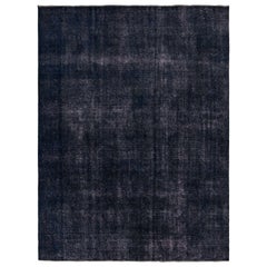 Retro Persian rug in Blue and Purple by Rug & Kilim