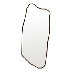 Angular Brass Mirror