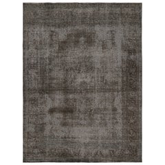 Vintage Persian Rug in Beige-Brown and Gray, From Rug & Kilim