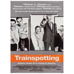 Affiche vintage originale de Trainspotting, 1996