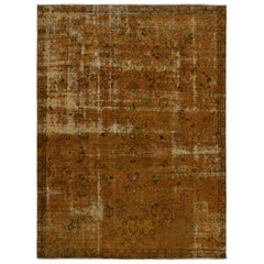 Retro Persian rug in Gold by Rug & Kilim