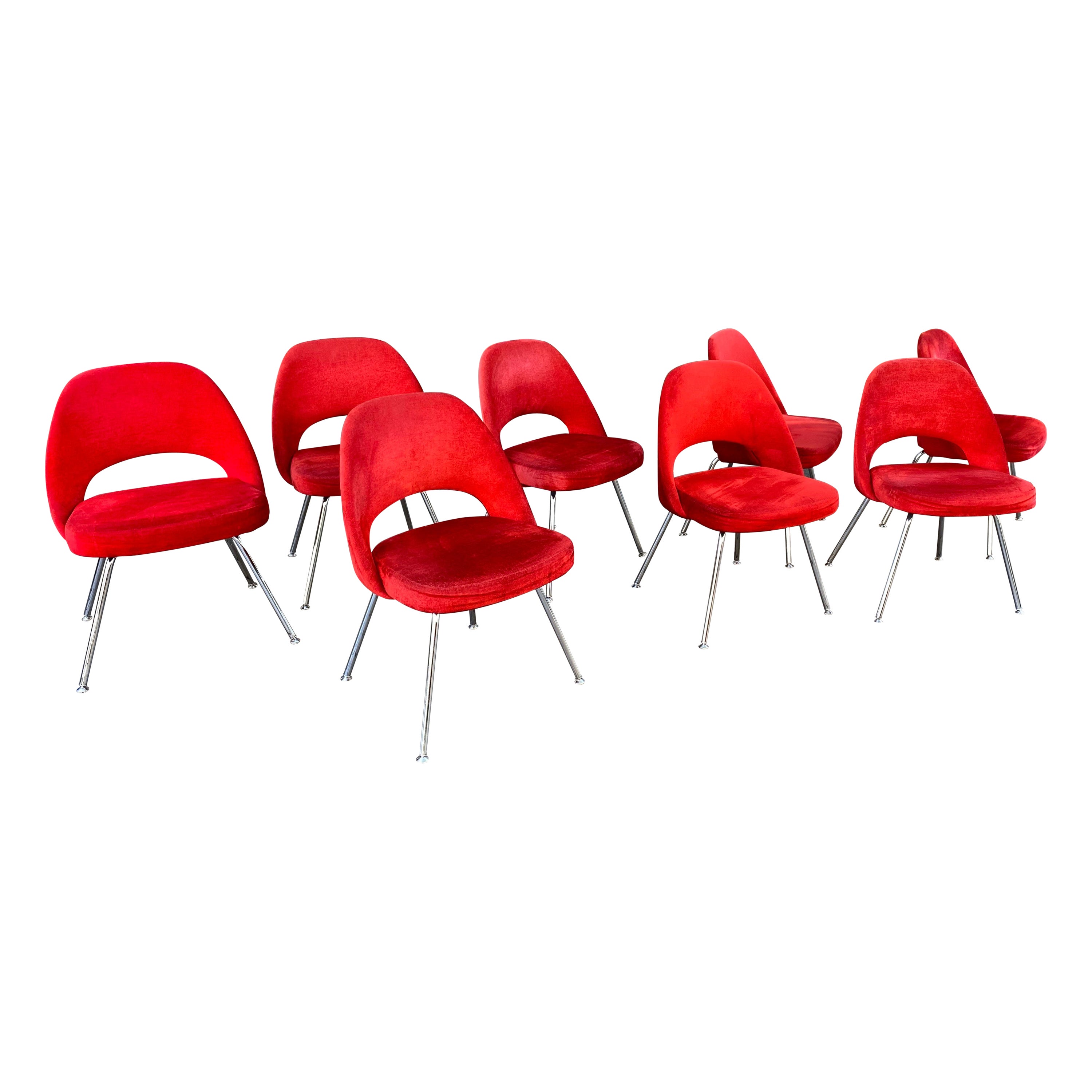Saarinen for Knoll Executive Side/ Dining Chairs (chaises de salle à manger) en vente