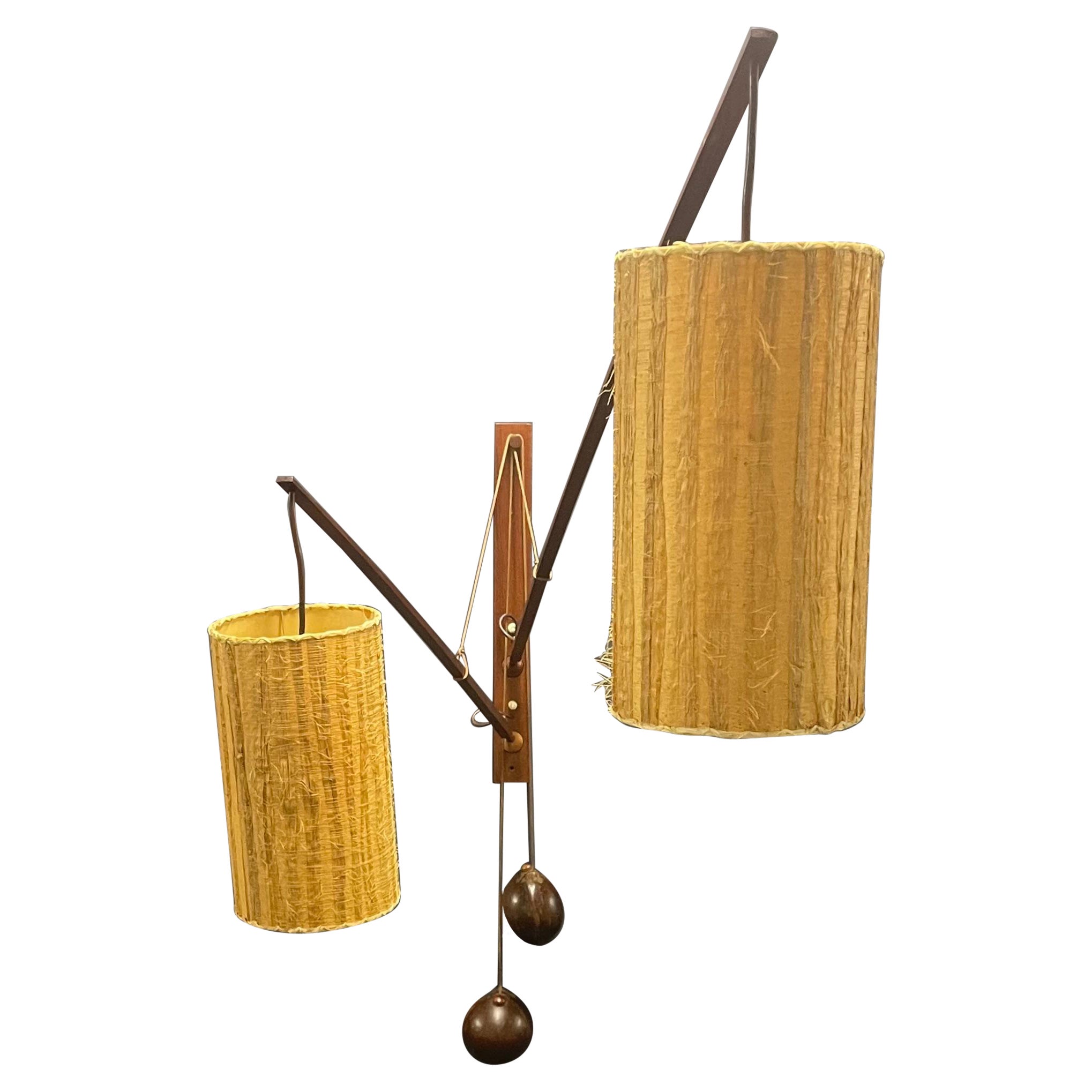 breathtaking coconut weight wall lamp by skrip For Sale