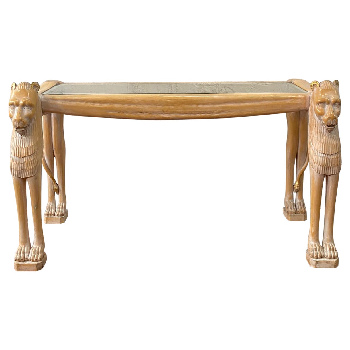 Table console lion Fratelli Boffi en vente