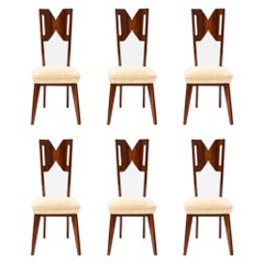 Set of Six Dining Chairs by Gino-Levi Montalcini, circa 1940