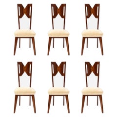 Set of Six Dining Chairs by Gino-Levi Montalcini, circa 1940