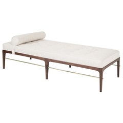 Linear Daybed in Special Walnut Series 72 by Stamford Modern