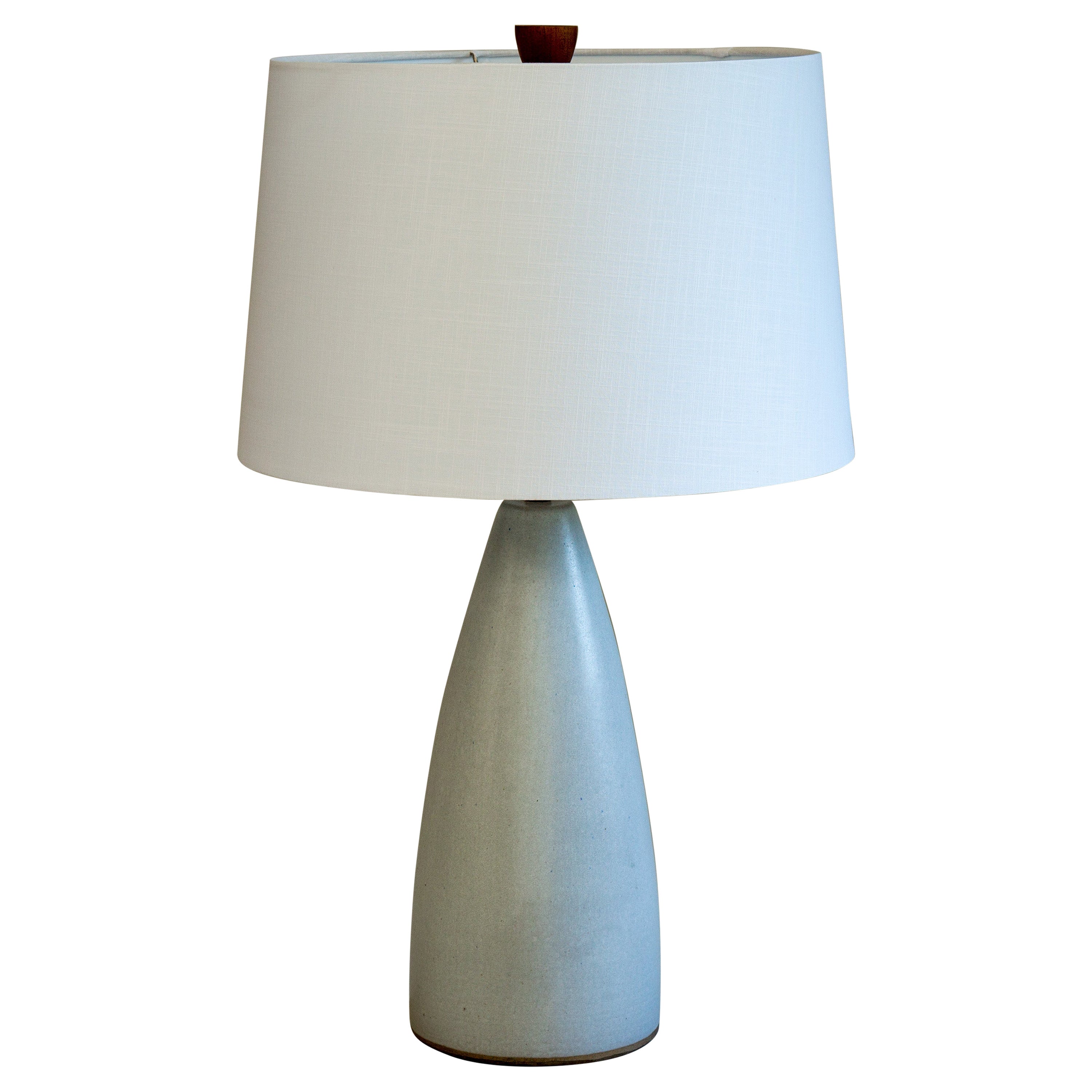 Gordon and Jane Martz M 53 Lamp for Marshall Studios Light Gray Blue white Cone For Sale
