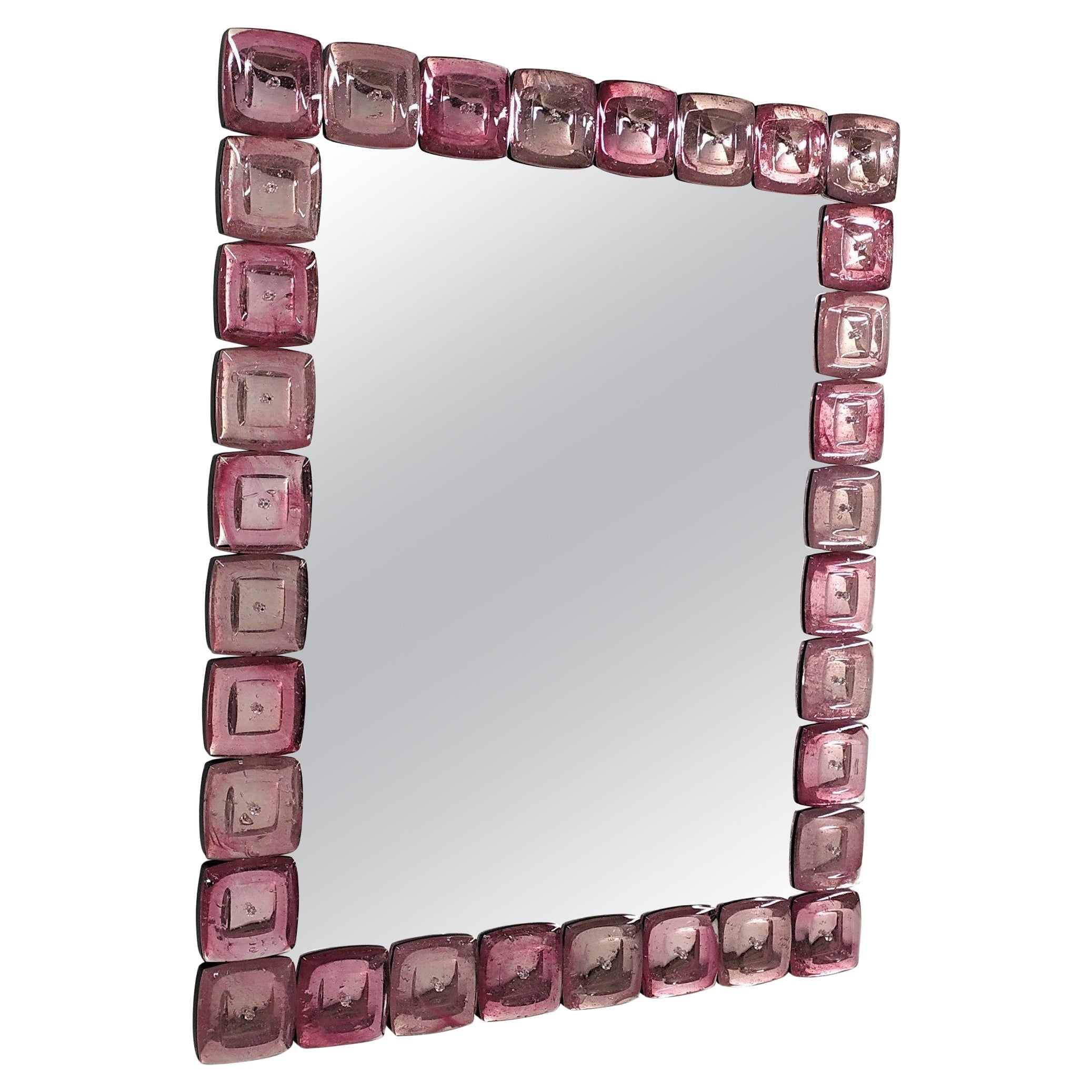 „RUBINO“ Specchio im Vetro di Murano-Stil im zeitgenössischen Stil, Fratelli Tosi im Angebot