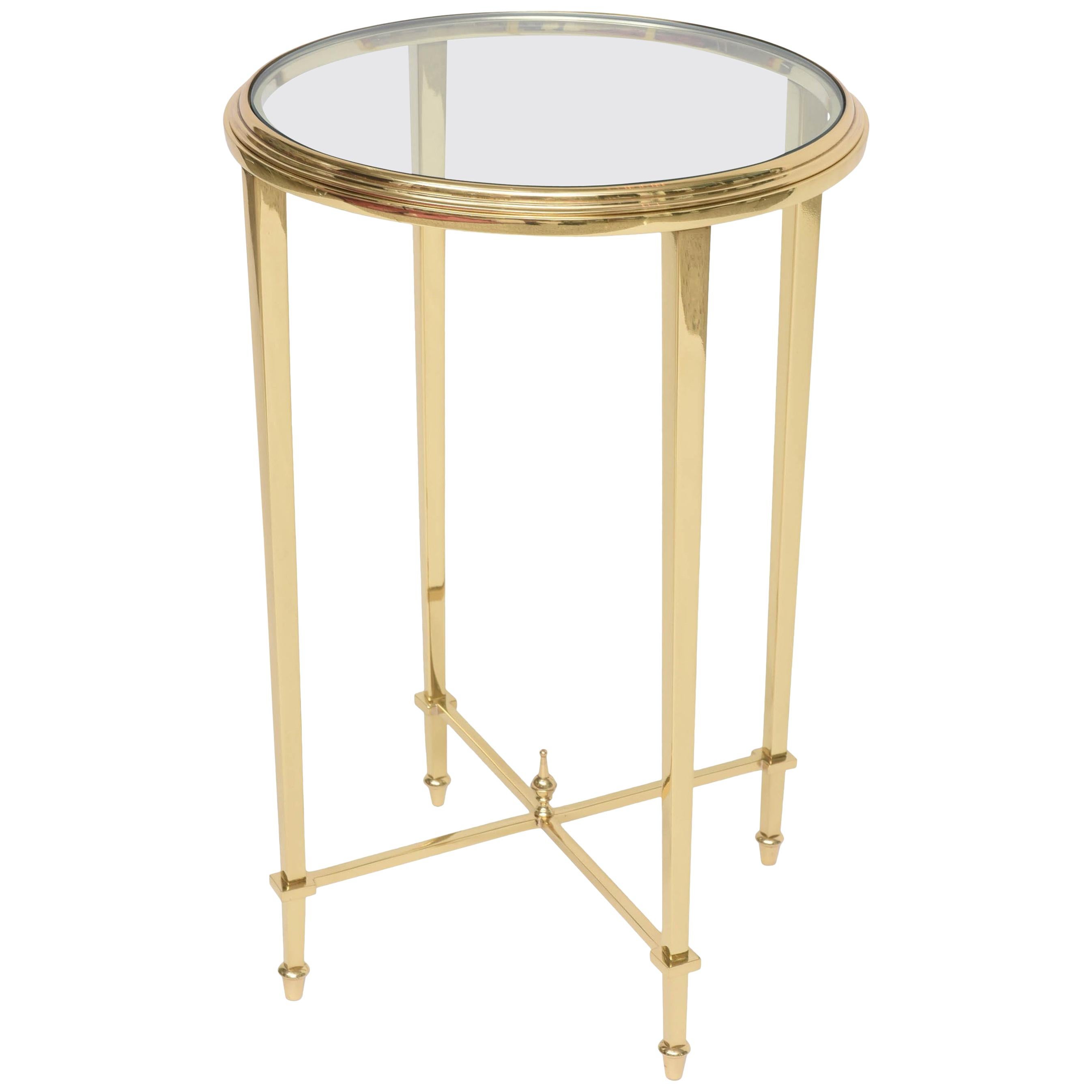 Brass Side Table