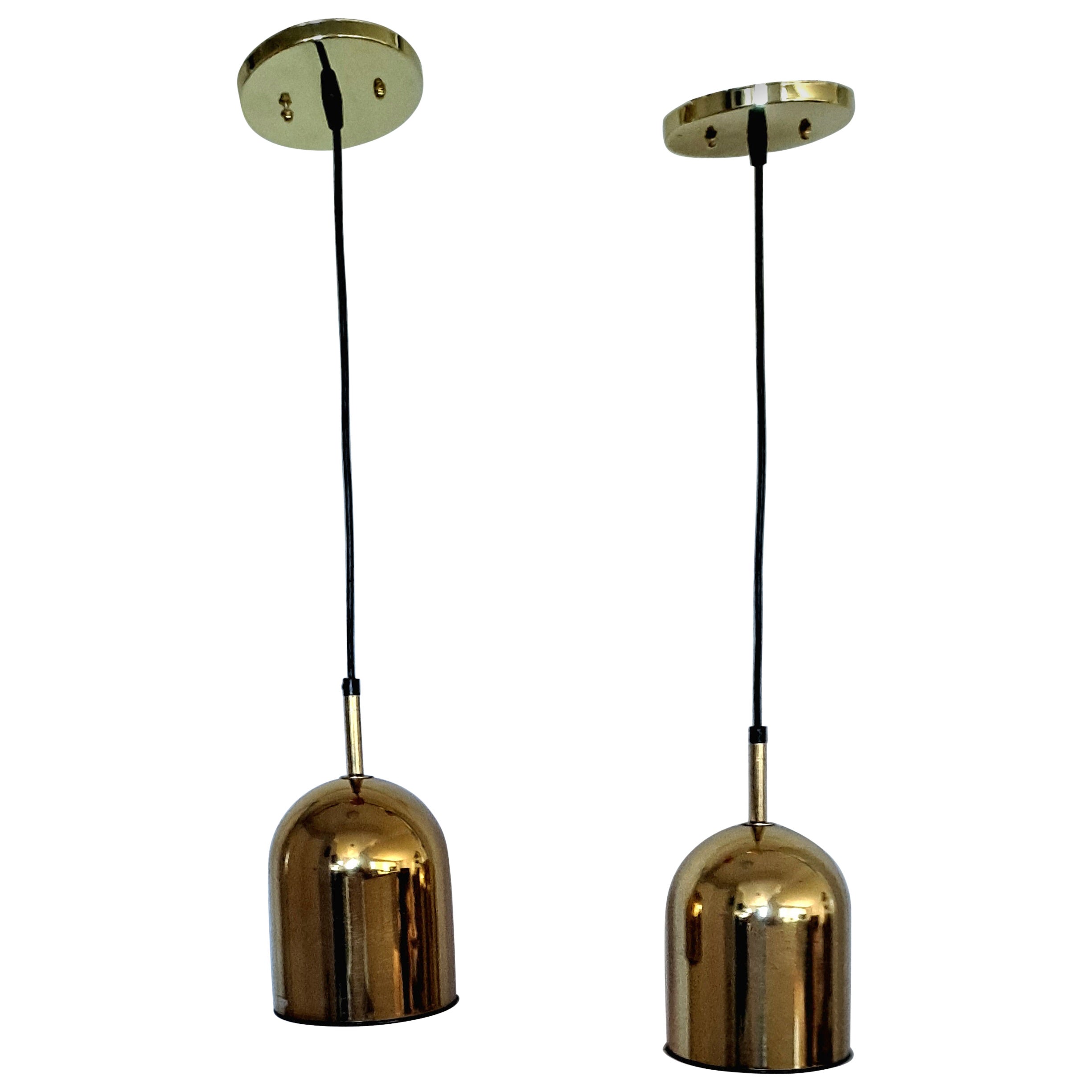 Italian Pair of Pendants by Alta Lite   For Sale