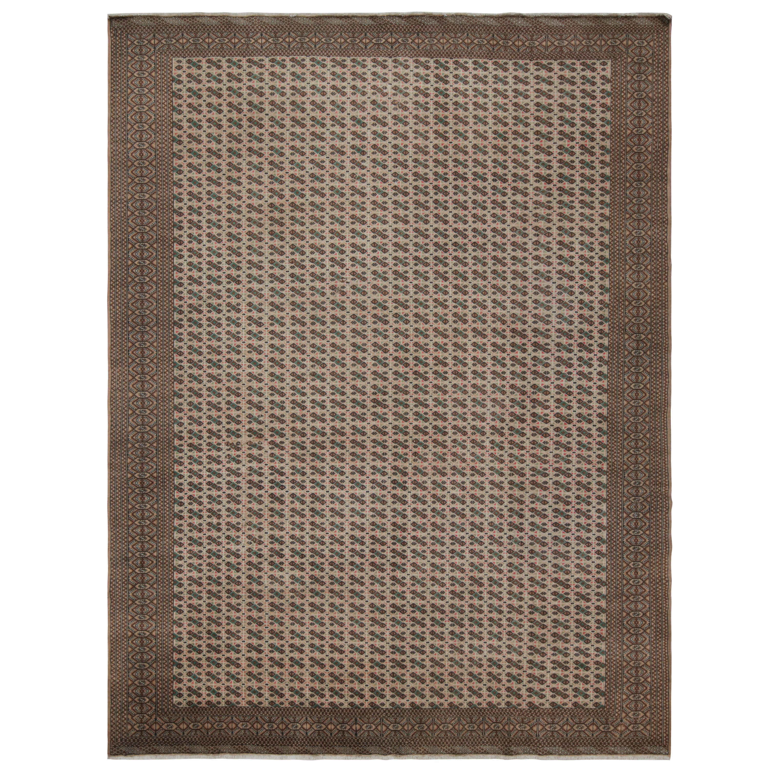 Vintage-Perserteppich in Beige-Braun von Rug & Kilim im Angebot