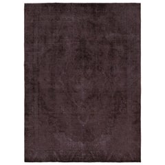 Vintage Persian rug in Purple and Black by Rug & Kilim