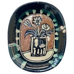 Picasso Edition Madoura Ceramic Dish " Bunch", 1955