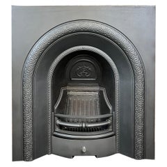 Antique 19th Century Cast-Iron Fireplace Insert