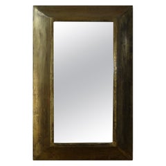 Specchio in legno d'orato vintage