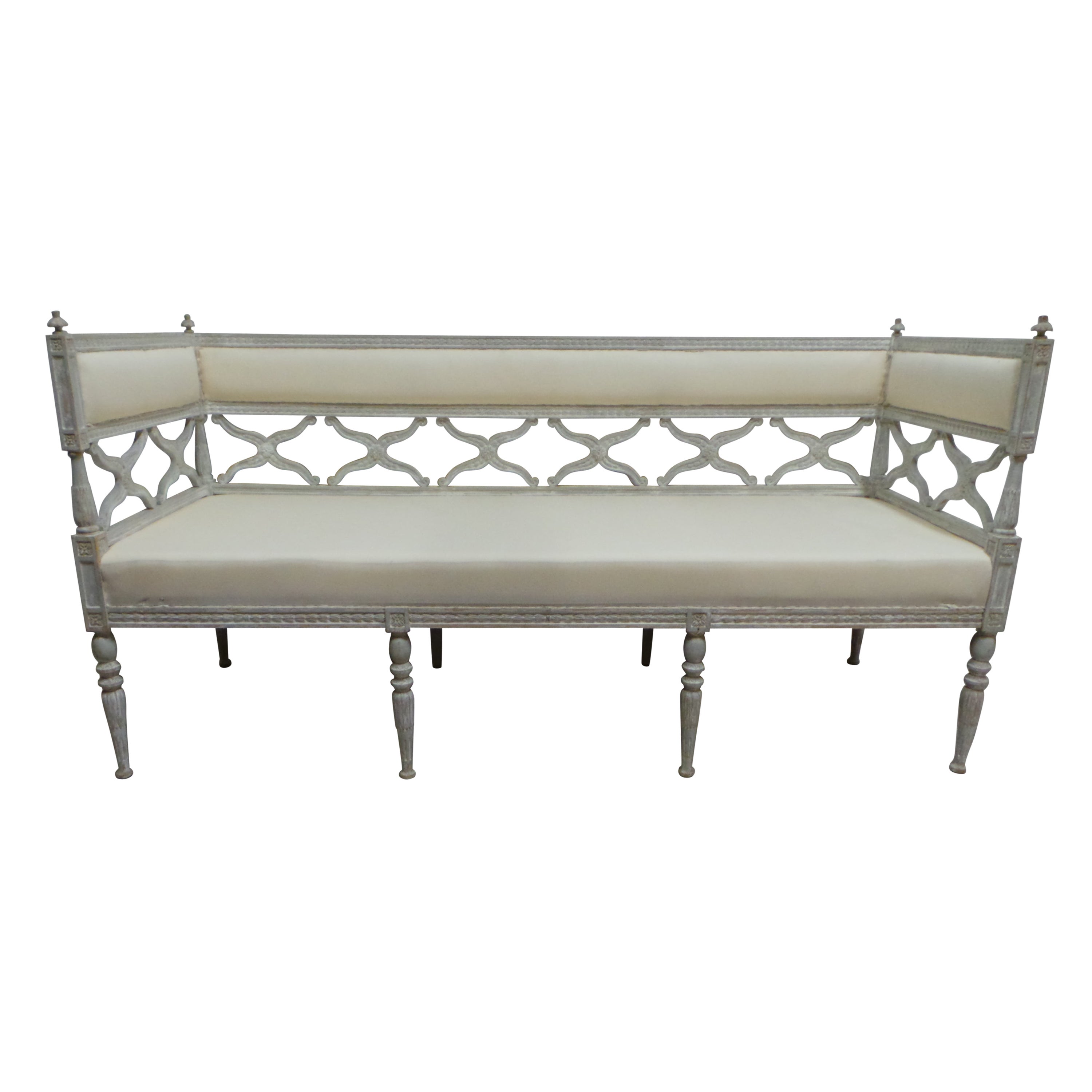 Original Painted Swedish Gustavian Sofa