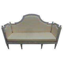 Original bemaltes schwedisches Gustavianisches Sofa