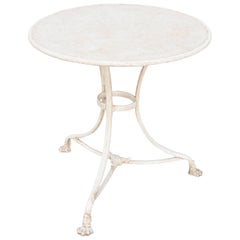 French 19th Century Painted Gueridon-Form Cafe Table