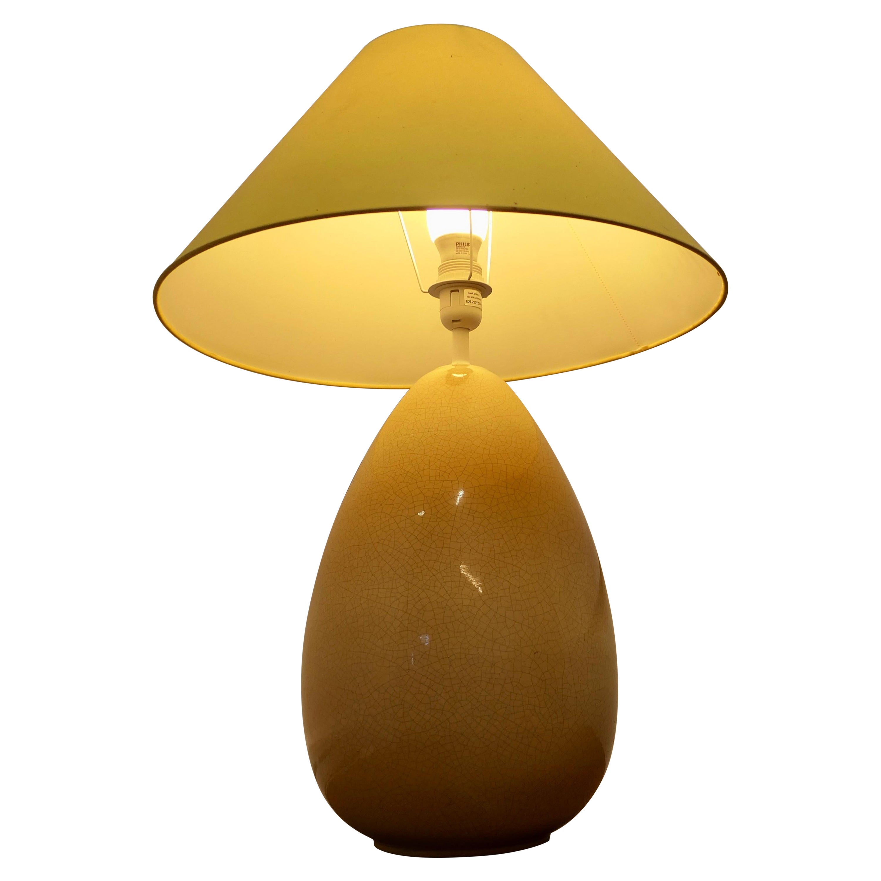  Mid Century Danish Giant Egg Lamp  A very noticeable piece  For Sale