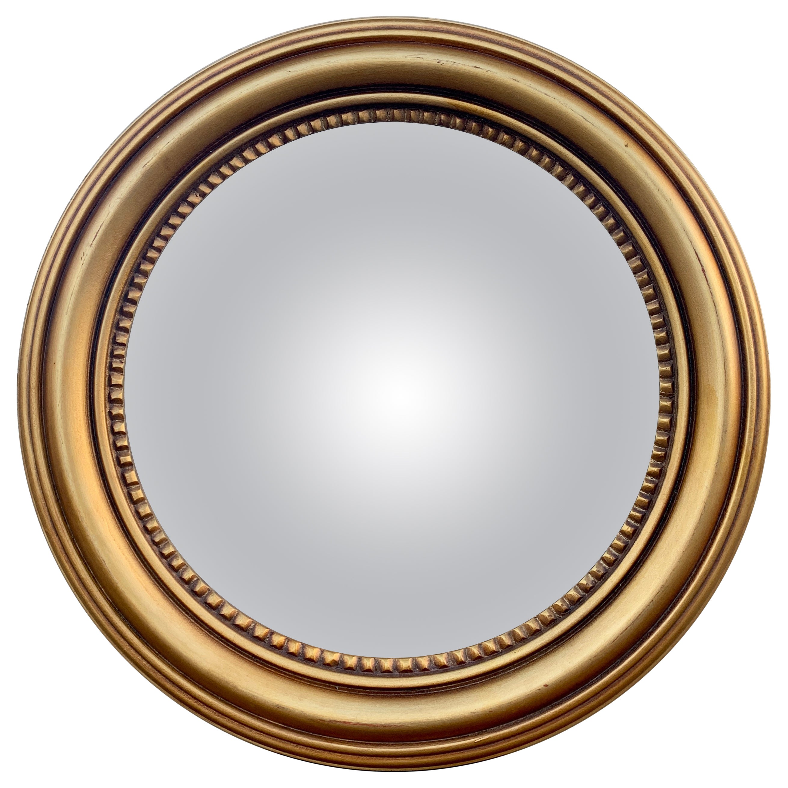 American Federal Giltwood Bullseye Convex Mirror