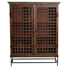 Cabinet with Lattice Doors, 18th Century