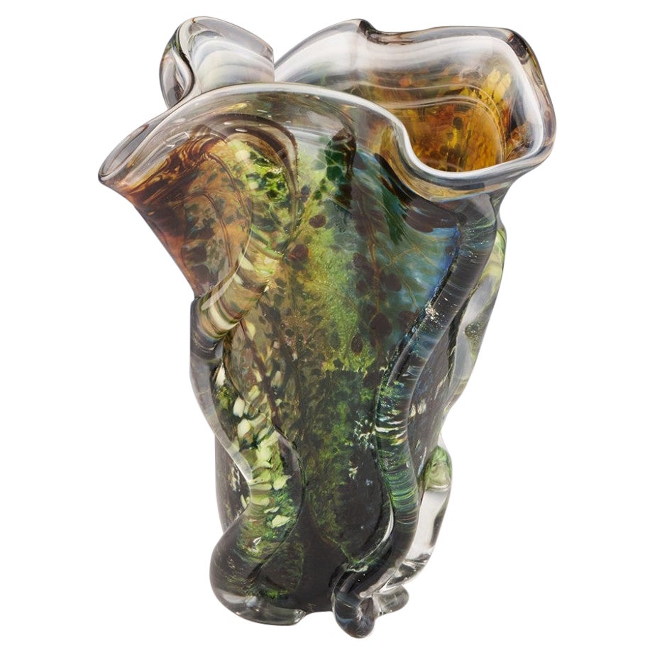 Siddy Langley Vase - Freeform Rainforest 2021 For Sale