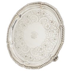 Paul Storr Sterling Silver Salver London 1825