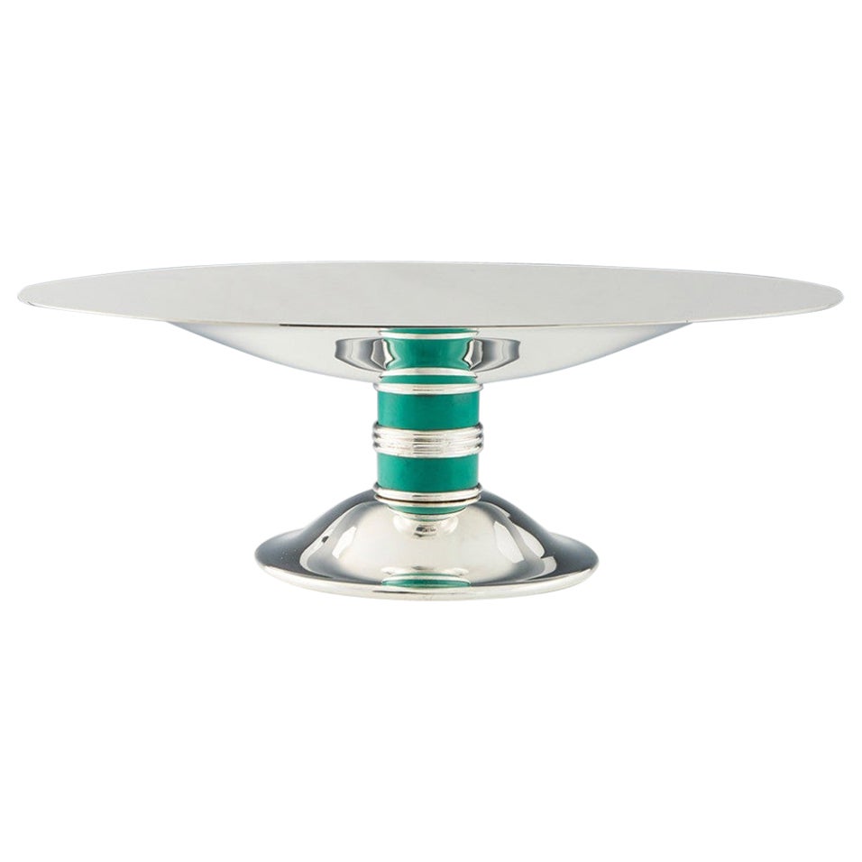 Christofle Art Deco Tazza des späten 20. Jahrhunderts