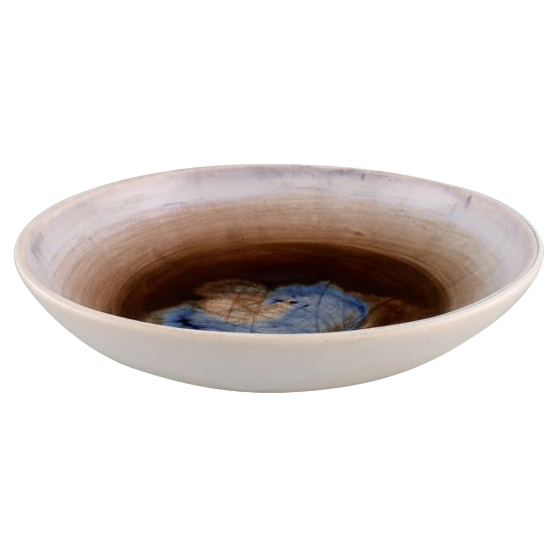 Georges Jouve (1910-1964), France. Unique bowl in glazed stoneware. For Sale