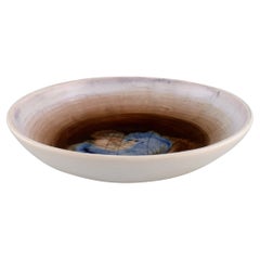 Georges Jouve (1910-1964), France. Unique bowl in glazed stoneware.