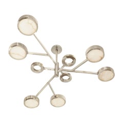 Volterra Ceiling Light by Gaspare Asaro-Polished Nickel Finish