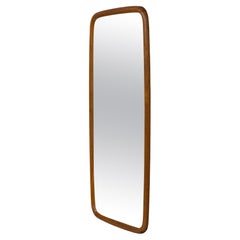 1950s Swedish Teak Wall Mirror by Fröseke