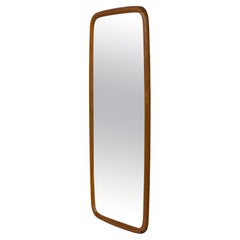 1950s Swedish Teak Wall Mirror by Fröseke 