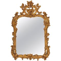 Antique Fine Louis XV Rococo Mirror