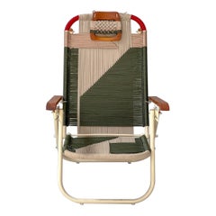 Beach chaise chair Japú Trama 7 - Outdoor area Garden and Lawn - Dengô Brasil