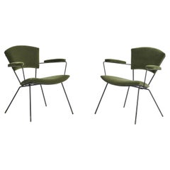 Small Design/One, chaises longues, fer, mohair, États-Unis, années 1950