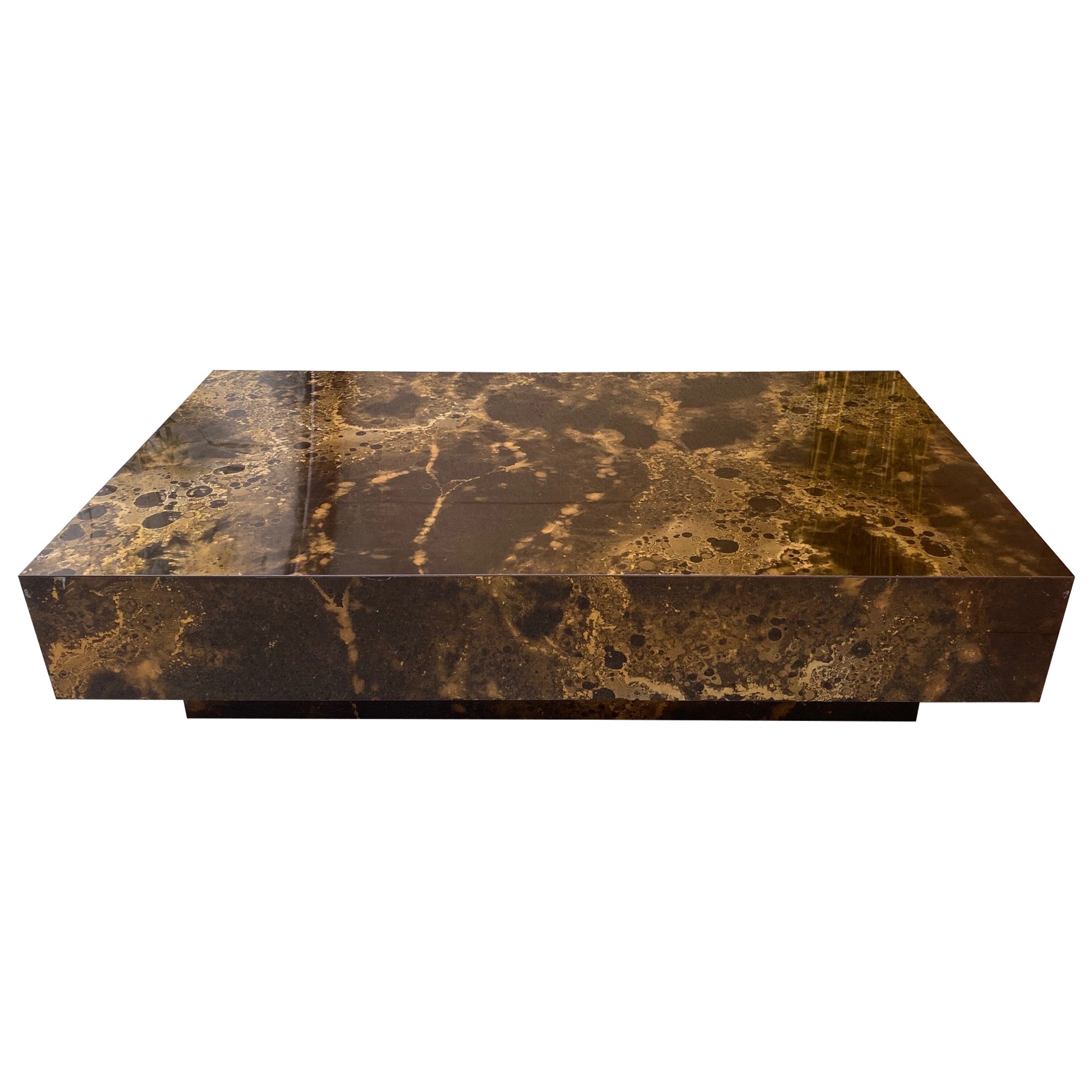 Guy lefevre For Roche Bobois  Solar flare coffee table  Wood/ lacquered melamine