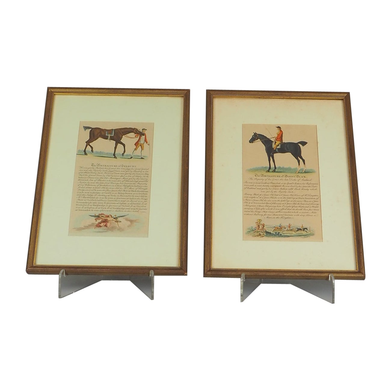 Two 19th Century Engravings “The Sportsman’s Pocket Companion” by James Roberts  For Sale