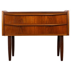 Vintage Teak Danish Mid-Century Modern Bedside Table