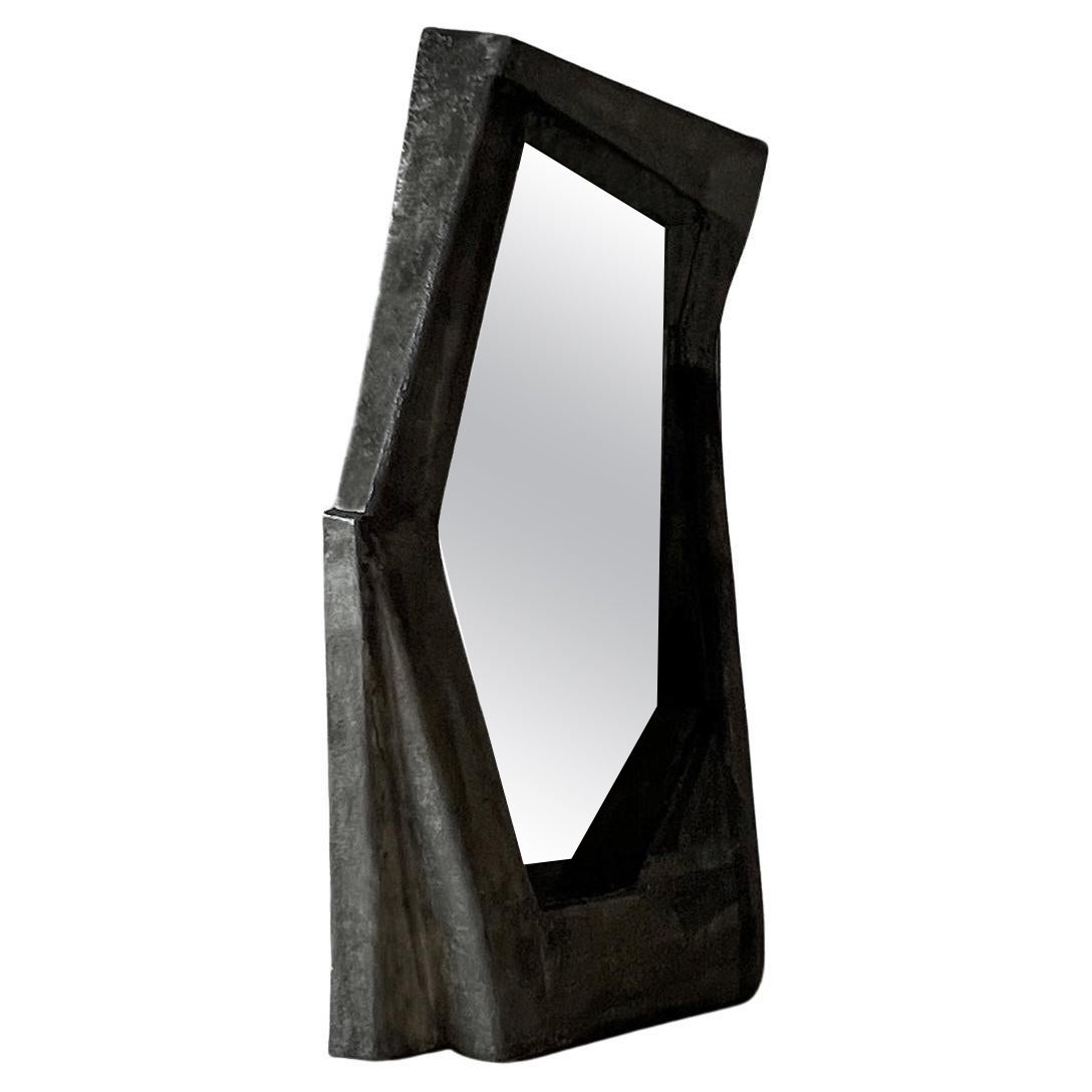 Monolith floor mirror by VAVA Objects, fiberglass mirror handcrafted in Sweden For Sale