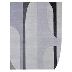 "Polanco - Pewter" /  10 x 14' / Hand-Knotted Wool Rug