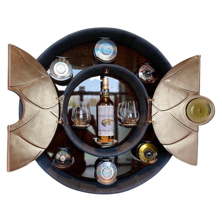 Salmon Fly Fishing Reel cabinet coattail For Sale at 1stDibs