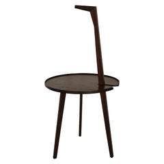 Franco Albini for Poggi Italian Cicognino Dark Wood Side Table 1950s