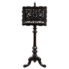 Soporte Dueto Victoriano de Caoba
