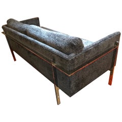 Vintage Milo Baughman Designed Drop In Sofa