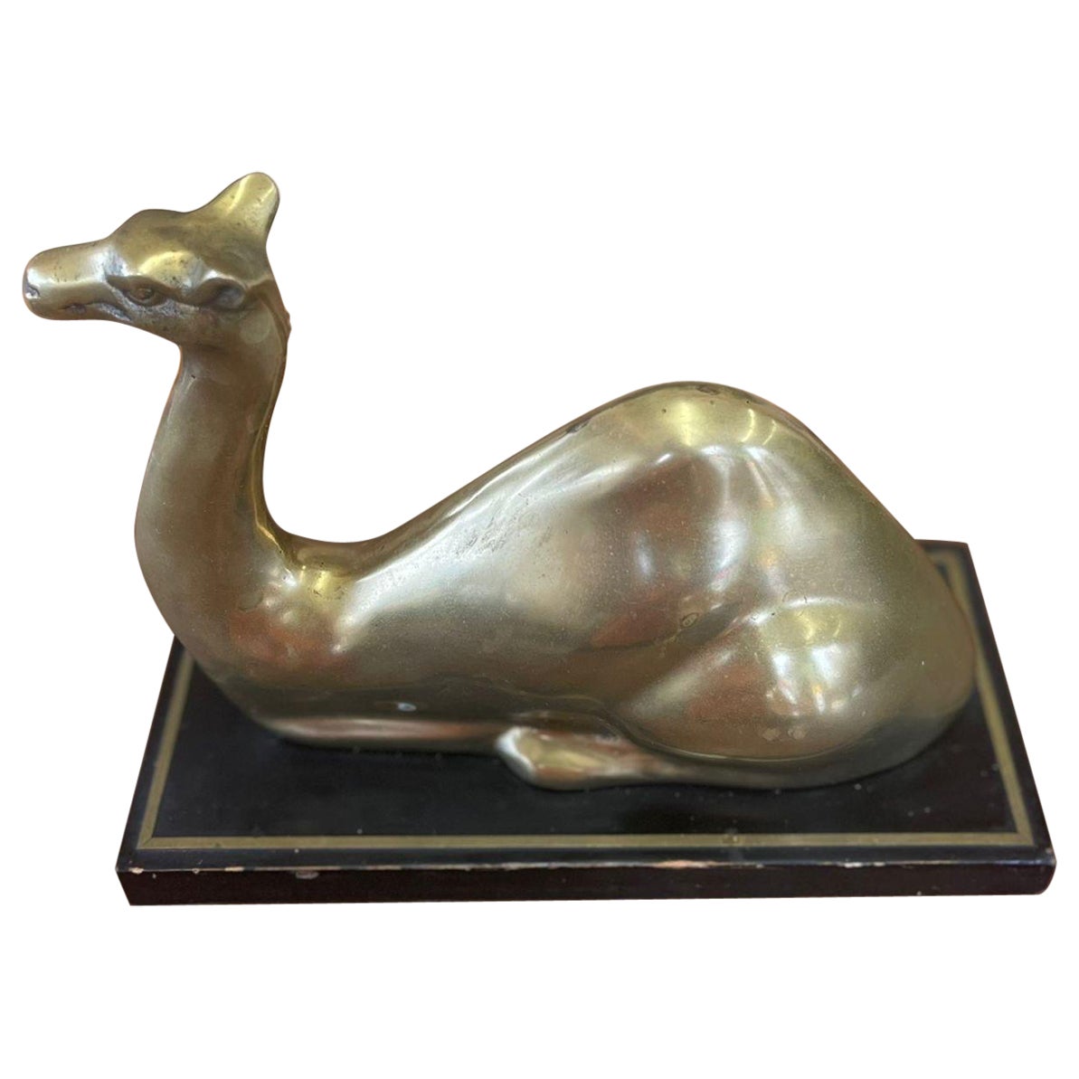 Vintage Camel Figurine Mid Century Modern Decor For Sale