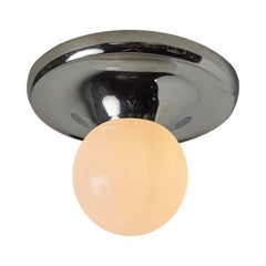 1960s Flos Achille Castiglioni & Pier Giacomo Nickel 'Light Ball' Ceiling Lamp 