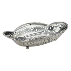 Used Tiffany & Co., Sterling Silver pierced Condiment Dish