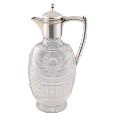 Silver Topped Claret Jug Sheffield 1907